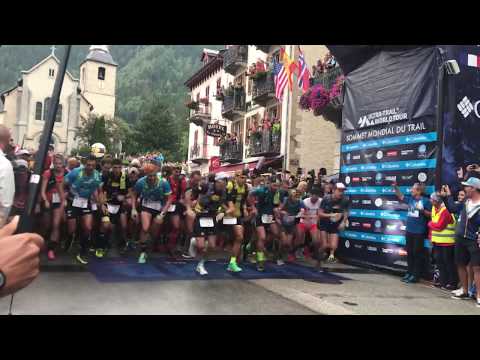 UTMB 2019 start! Off they go! Now I’m following the race...stay tuned for updates!)