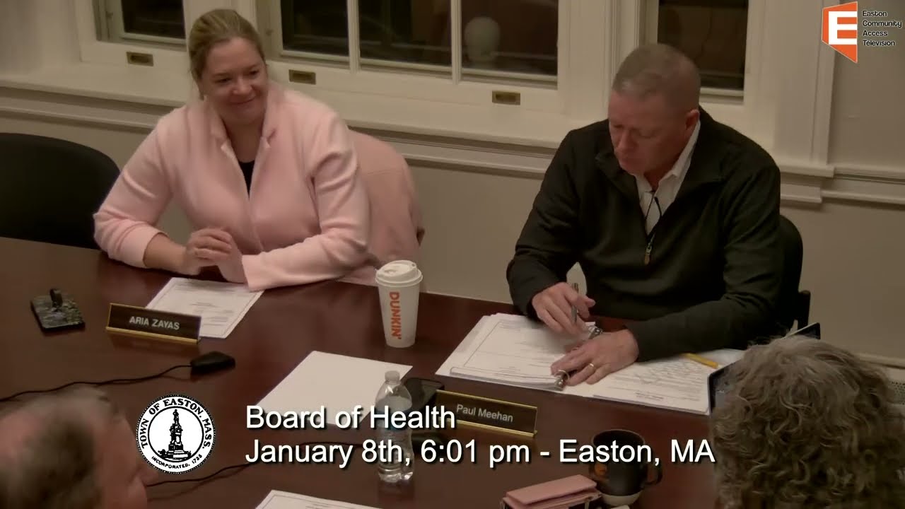 Board Of Health Meeting 1/08/24