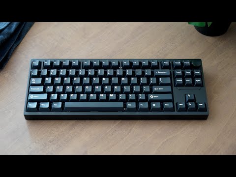 EPOMAKER P87 TKL Keyboard (Black) | Sound Test – Wisteria V1 Linear Switch