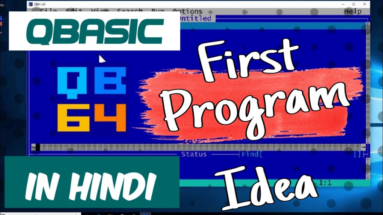 QBasic Program To Input String And Print It