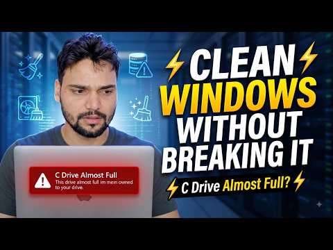 C Drive Full? 😳 Safely Free Up Space on Windows | Complete Guide