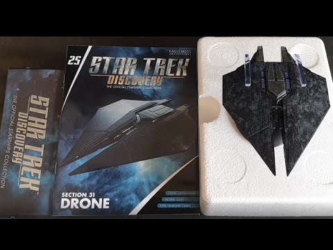Eaglemoss Section 31 Drone ship from Star Trek Discovery