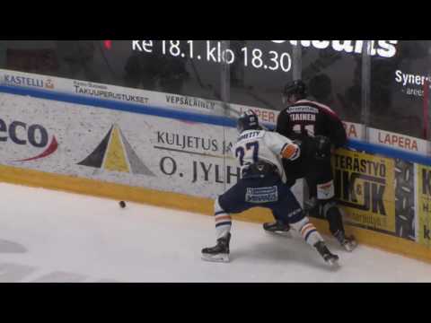 Ottelun maalikooste JYP-Akatemia - Kiekko Vantaa 14.01.2017