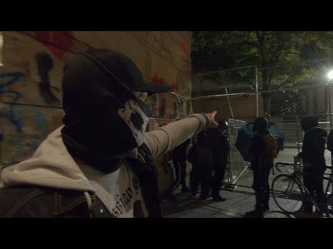 Протесты в Сша,Портланд ночь 13 июня,Стрельба,разгон демонстрантов