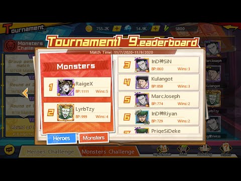 Monsters Challenge Tournament 19 | One Punch Man: The Strongest