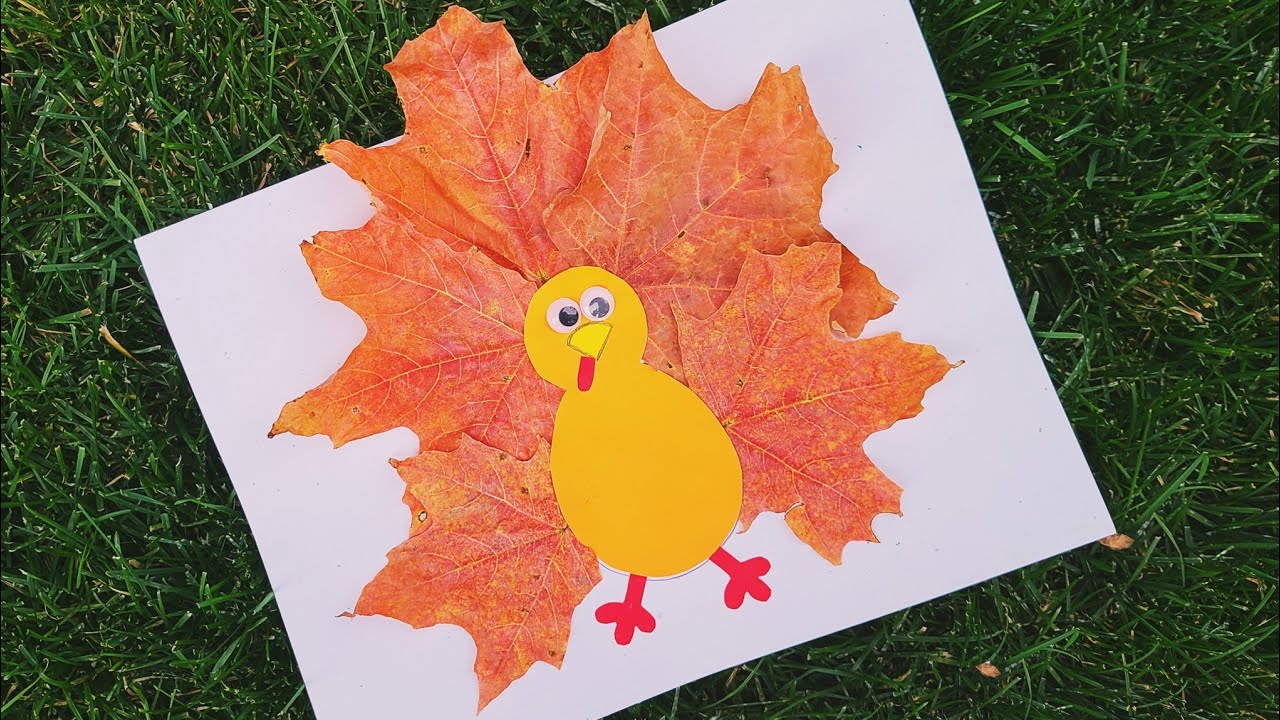 Leaf Craft | DIY Turkey Leaf Craft | Thanksgiving Turkey | Fall Foliage Fun for Kids