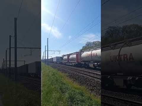 BR193 + Combiné à Boortmeerbeek #train #trainspotting #railway #vectron #db