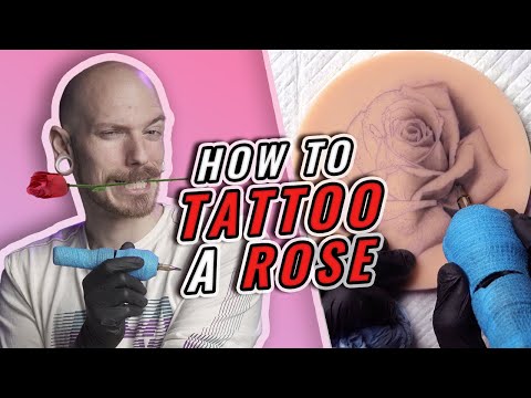 How to Tattoo a Rose | Tattoo Tutorial | Pony Lawson