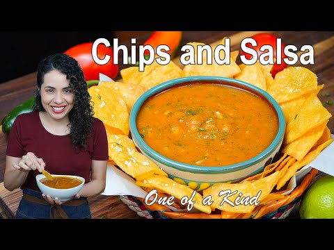RESTAURANT style CHIPS and SALSA - One of a KIND recipe | Villa Cocina