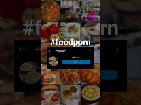 Here are the top five trending hashtags for food content #tending #hashtags