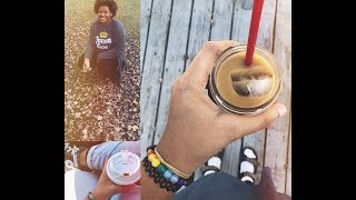 talking too much, vegan treats & overly sweet coffee | vlog