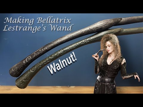 Making Bellatrix Lestrange's Wand - With Voiceover!