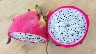 HOW TO CUT DRAGON FRUIT EASILY ? !