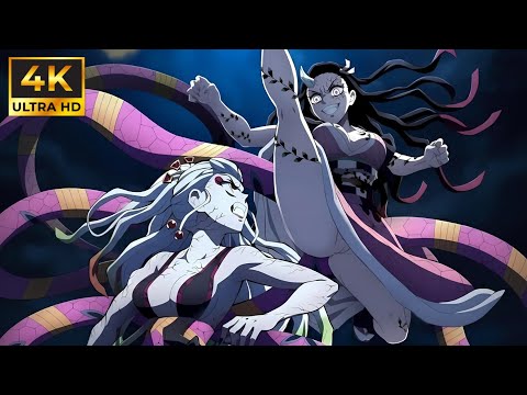 Nezuko vs Daki Full Fight | 4K Ultra HD