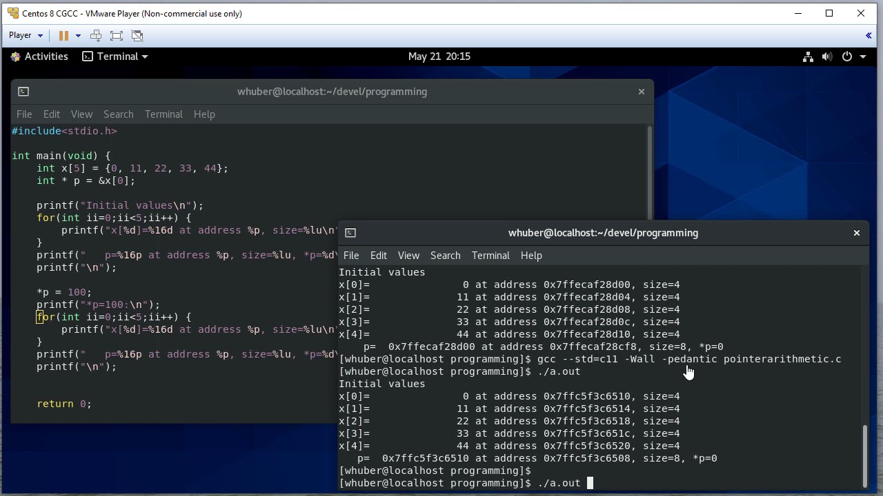 Introduction to C Pointers: Pointer Arithmetic