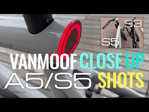 VanMoof S5 close up & S3 comparison