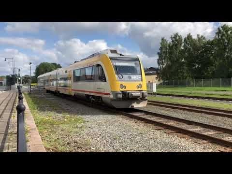 Krösatågen i Eksjö / Trains in Sweden