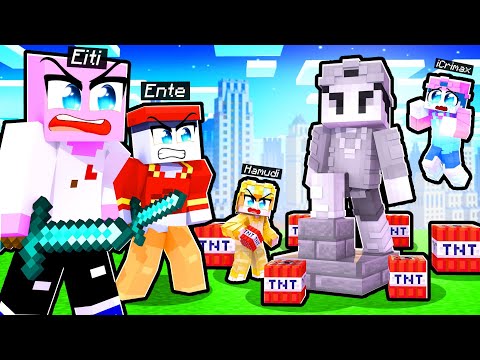 HAMUDI DER HUND SPRENGT die ICRIMAX-STATUE! 💥 (Minecraft RISIKO)