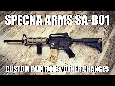 Specna Arms SA-B01 M4 Carbine custom paintjob