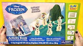 Frozen Clay Buddies unboxing ASMR
