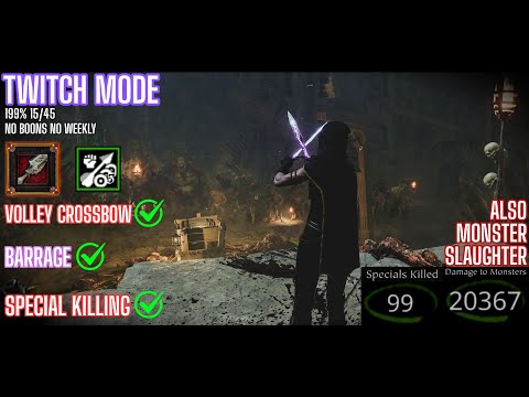 Volley Crossbow Shade but no ammo sustain | Hunger in the Dark | Warhammer Vermintide 2