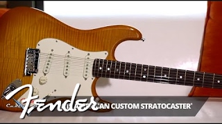 Video thumbnail for 2015 Fender Custom Shop American Custom Stratocaster Demo | Fender by Fender