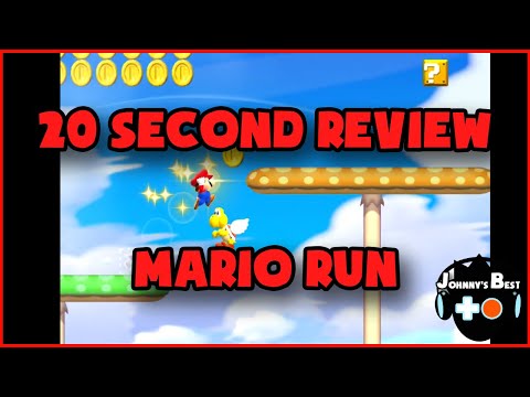 20 Second Review of MARIO RUN