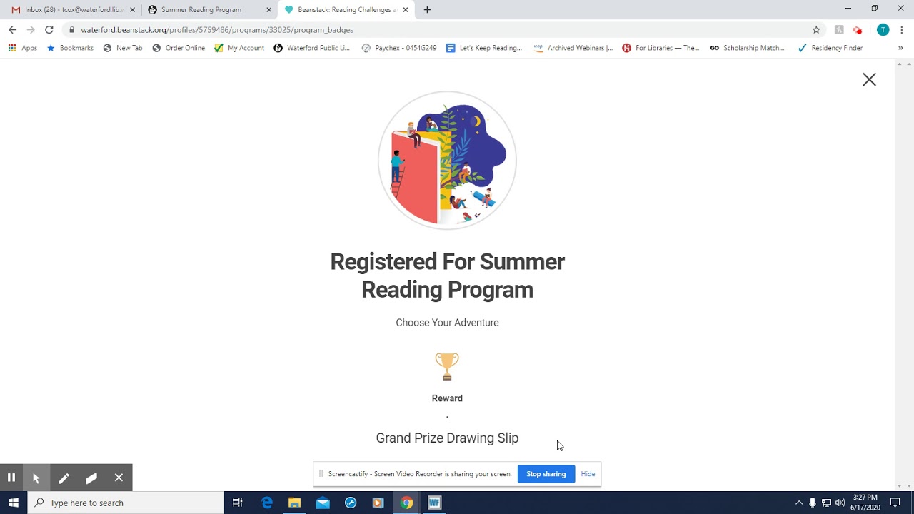 Beanstack Tutorial - Waterford Library WI