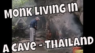 preview picture of video 'Buddhist Energy -  Monk Living in a Cave in Thailand'