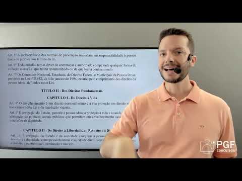 Law No. 10,741/2003 - Elderly Persons Statute - Articles 1 to 10