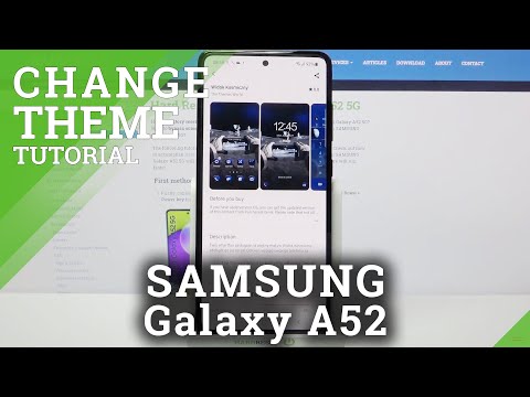 How to Change Device Theme on SAMSUNG Galaxy A52 – Set Up Device Theme