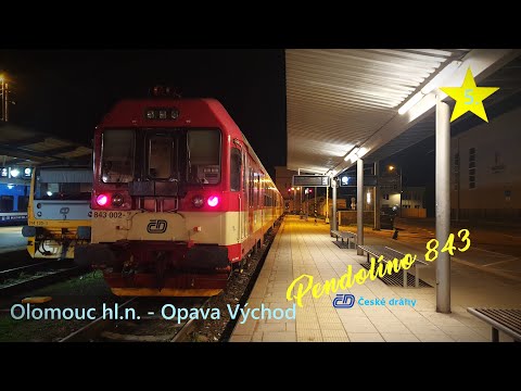 Olomouc hl.n. - Opava Východ // Cabview // [5]