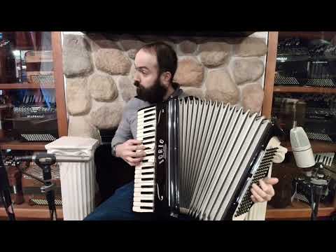 Black Iorio Philharmonica Double Chamber Piano Accordion LM 41 120 image 2
