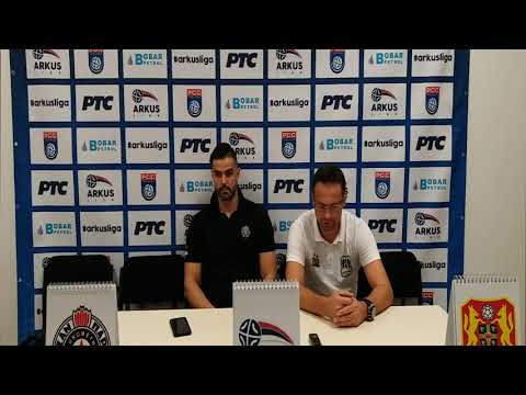 ARKUS liga 4. kolo / RK Partizan - RK Dubočica 54 / Konferencija za medije