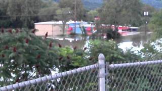 preview picture of video 'Flooding from Rail Trail in Vestal'