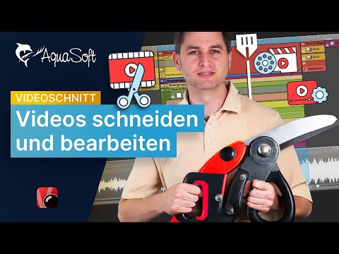 Wie schneide und bearbeite ich Videos?