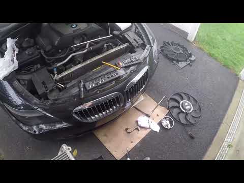 BMW EASY Engine Cooling Fan Replace using $160 Part!