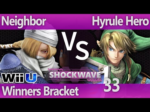 SW 33 Wii U - Neighbor (Sheik) vs Hyrule Hero (Link) - Winners Bracket
