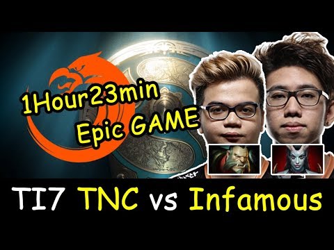 Dota2 The International 2017: TNC Pro Team (Dire) vs Infamous、 (Radiant) highlights