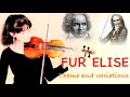 BEETHOVEN'S FUR ELISE - theme and variations for solo violin