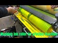 Cleaning Ink Roller Ceramic Anilox Roller For Flexo Printing Machine