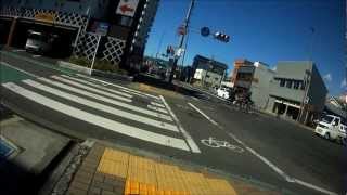 【自転車　車載動画】　清水駅～静岡市内