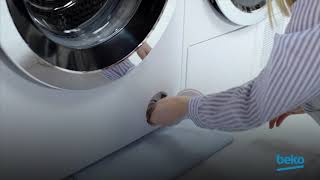 How to clean the pump filter on your washing machine ? | by Beko