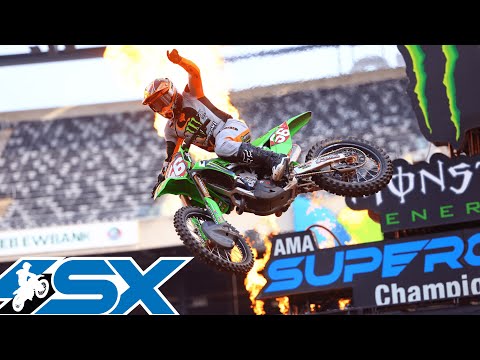 AMAスーパークロス イーストラザフォード 250SXハイライト動画