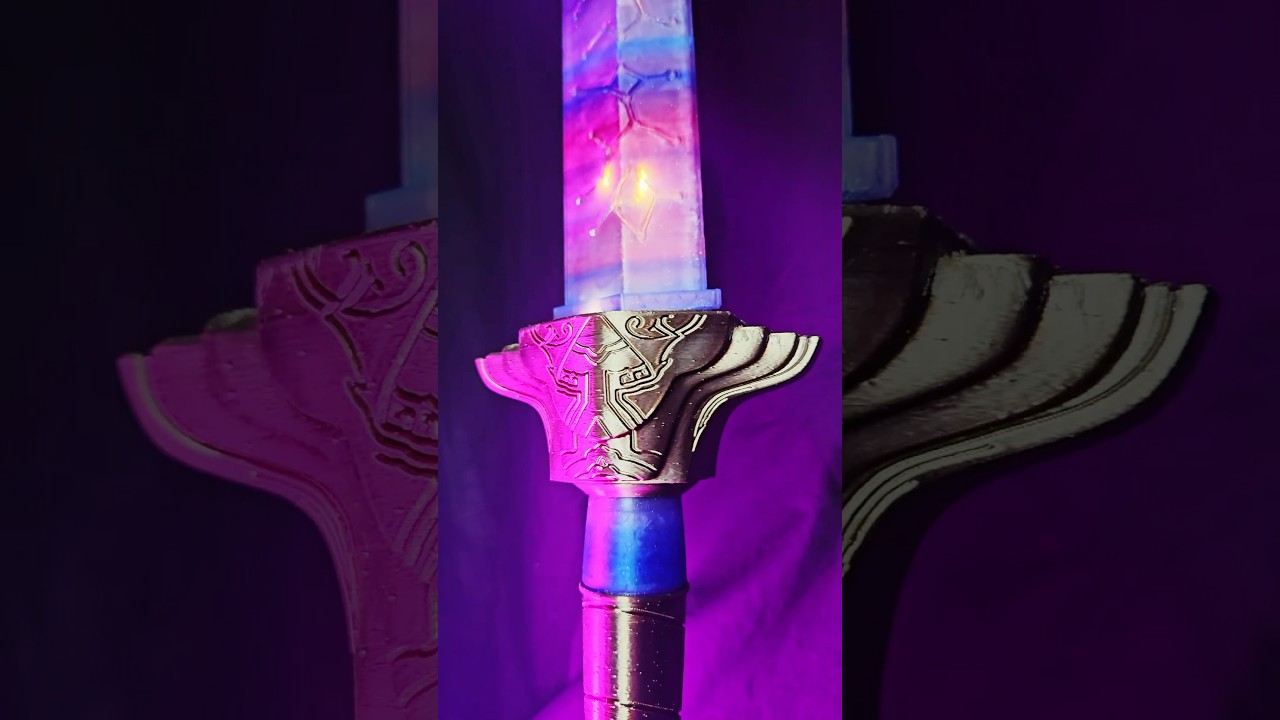 Designed Rumi's Sword for 3D printing - KPop Demon Hunters