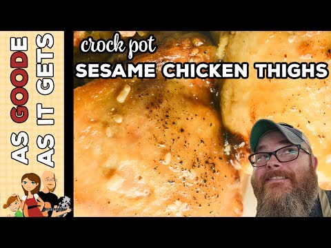 Crock Pot Sesame Chicken Thighs (Low Carb)