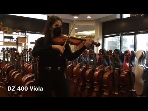 DZ Strad Model 400 Viola 16” NEW Outfit – 2 Bows + Adjustable Case image 10