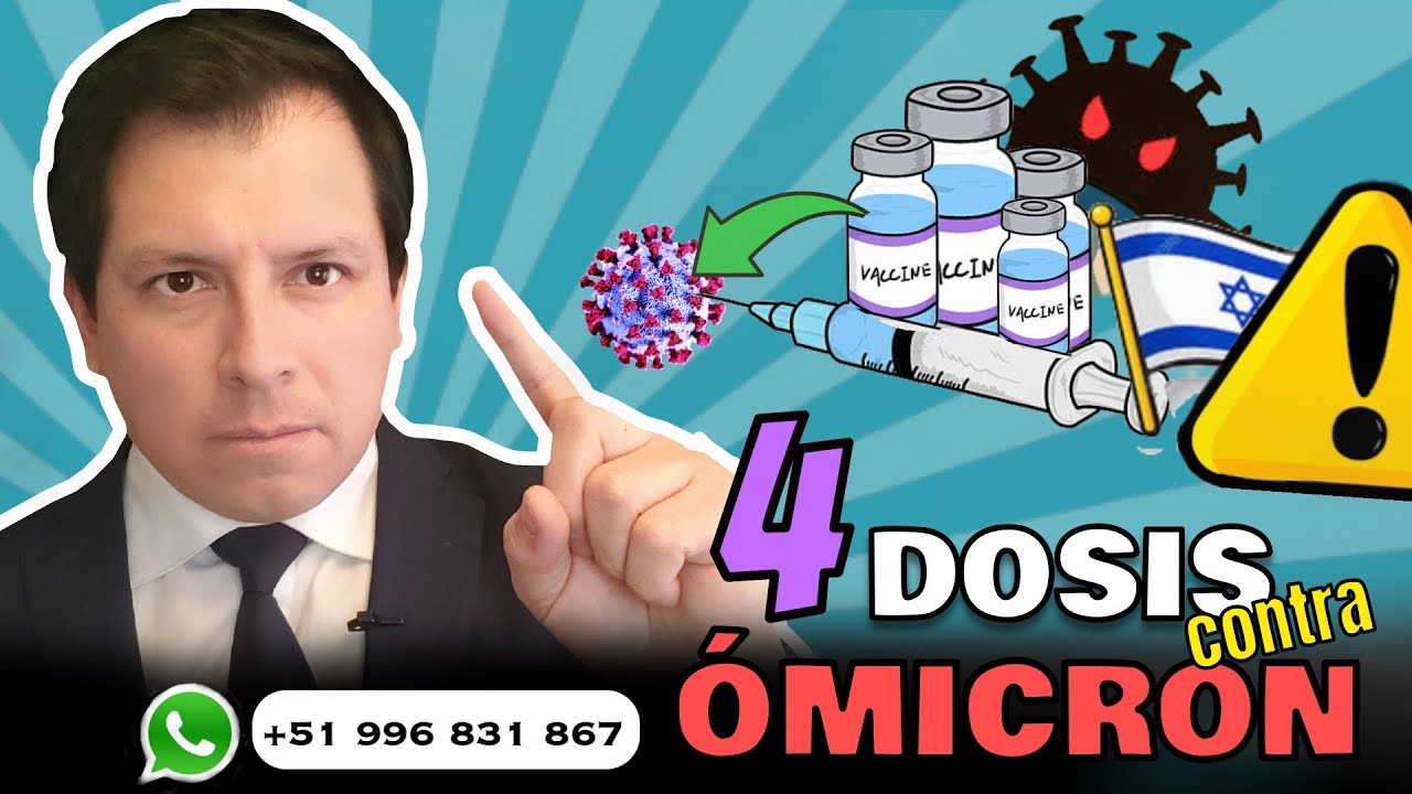 IMPORTANTE ⚠️ ISRAEL REVELA RESULTADOS PRELIMINARES DE 4 DOSIS DE VACUNA CONTRA ÓMICRON