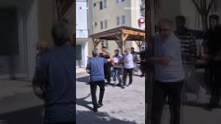 Öğretmenler 200 metrelik yolu böyle gittiler!
