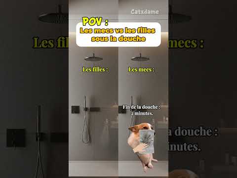 POV : Les mecs vs les filles sous la douche #drole #catmemes #pov